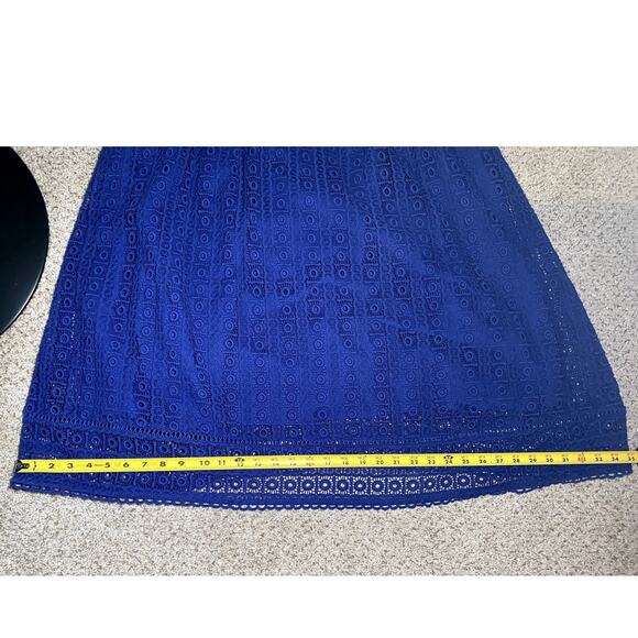 Boden Royal Blue Lace Dress - Women's Size 16 - Cotton - Picture 11 of 16